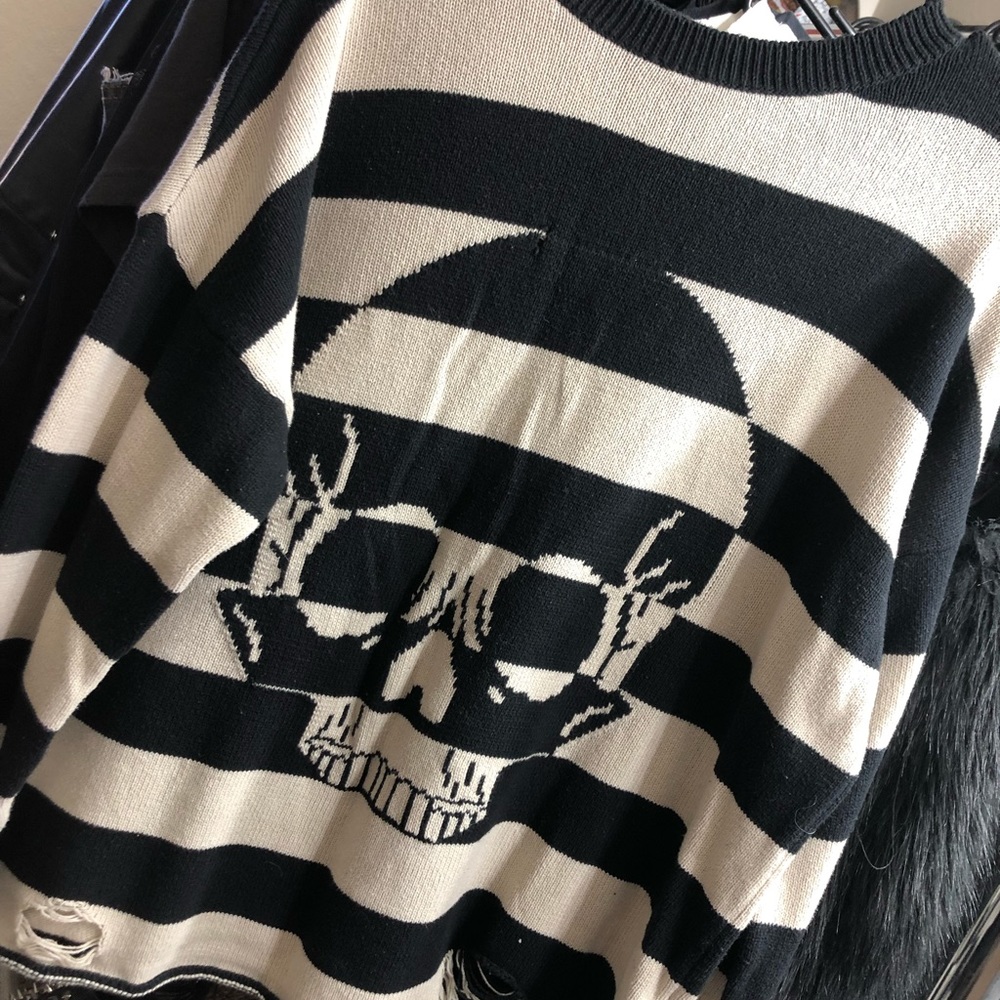 Iron Fist Skeleton Sweater
